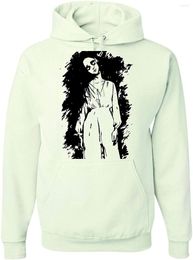 Men's Hoodies Haunting The Bent Neck Lady Unisex Hooded Sweatshirt - White Men Women Hoodie