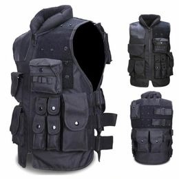 Hunting Jackets Tactical Molle 11 Accessory Pack Paintball Vest Combat Military Modular Security Men's Field Jacket Adult KidsHunting Ja