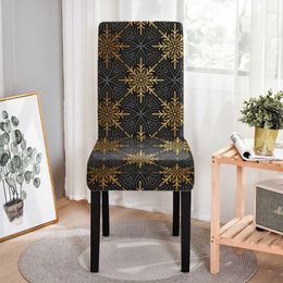 Chair Covers Elastic Dining Cover Retro Flower Print Spandex Slipcover Strech Kitchen Stools Seat Home Decoration