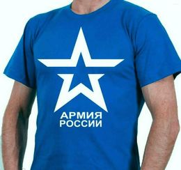 Men's T Shirts Men's T-SHIRT ORIGINAL RUSSIAN ARMY Forces Russia Military OF