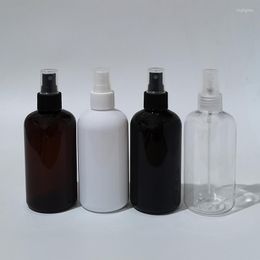 Storage Bottles 20pcs 250ml Empty White Spray For The Perfumes 250cc PET Bottle With Sprayer Pump Fine Mist Packaging