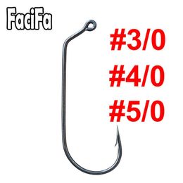 Fishing Hooks 50pcs Big Jig Fishing Hook 60 degree Jig Hook Fishhook Size 3/0 4/0 5/0 Single hook P230317