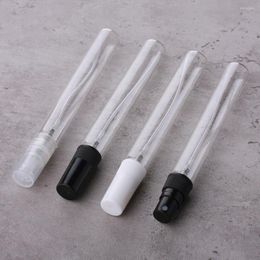 Storage Bottles 10ml Refillable Perfume Empty Plastic Cap Spray Bottle Clear Mini Glass Sample Tester