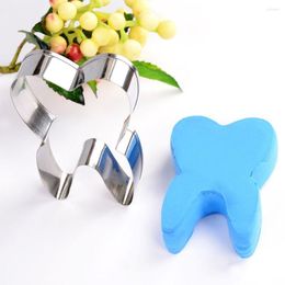 Baking Moulds 3D Tooth Shape Cookie Cutter Stainless Steel Biscuit Tools Cookies Moulds Kitchen Cake Decorating Bakeware