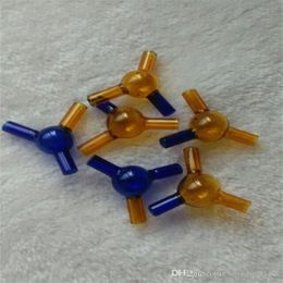 Three link adapter Wholesale Glass bongs Oil Burner Glass Water Pipes Oil Rigs Smoking