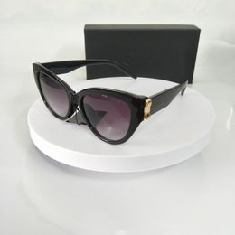 Óculos de sol para os olhos de gato para mulheres Proteção UV de grandes dimensões Eyewear Ladies Designers vintage Glasses de sol