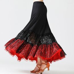 Stage Wear 2023 Skirt For Dance Belly Dancing Long Latin Modern ChaCha Ballroom