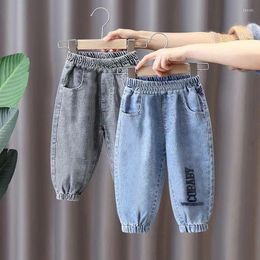 Jeans Children Trousers Kids Outfit Toddler Boy Pants Baby Stretch Denim Graphic Versatile Casual Fall Boys Costumes