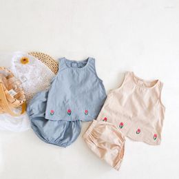 Clothing Sets Kids Baby Summer Clothes Set Fashion Boy Girl Born 0-24M Infant Cotton Outfits