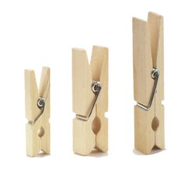 Log Colour Clothes Pegs Hooks Home Wood Clip Storage Clip Clothe Folder 25/35/45mm Wooden clothing Pins Decorative Peg dh968