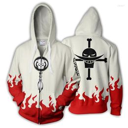 Men's Hoodies 2023 Fashion Men/Women 3D Sweatshirts Print Flame Skull Pirate Unisex Tops Wholesale Retail Zipper Hoodie