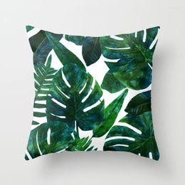Pillow Decorative Case Elife 45 45cm Green Plants Polyester Cotton Home Decoration Car Cover Sofa Throw Pillowcase