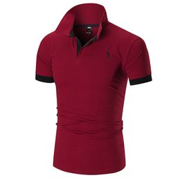 Classic Polos TShirt Designer Men Short Sleeves Outdoor Man's Top Tees Hip Hop Red Casual T shirt M-XXXXXL for Mens