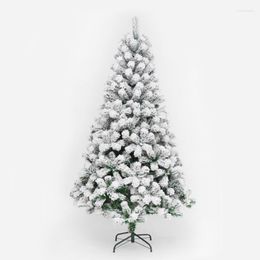 Decorative Flowers 60/90CM White Christmas Tree Outdoor Indoor Home Decoration PVC Material Reusable Trees Year Decor Xmas Gift