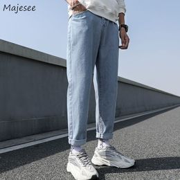 Mens Jeans Men Male Trousers Simple Design High Quality Cozy Allmatch Students Daily Casual Korean Fashion Ulzzang Ins Plus Size 5XL 230317