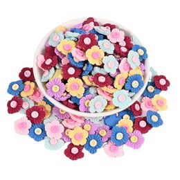 Cute Cartoon Flowers Miniature Diy Cream Glue Phone Case Material Pack Handmade Hairpin Ornaments Resin Accessories 1224087