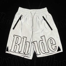 Casual Long String Reflective Heavy Fabric High Quality Rhude Shorts