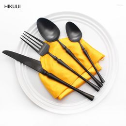 Flatware Sets 4pcs Cutlery Set 403 High Grade Stainless Steel Mattle Polished Knife Fork Western Tableware