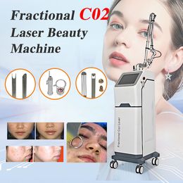 Professional CO2 laser machine High Technology Fractional laser birthmark removal 10600nm wavelength rf mental tube for pigmentation removal