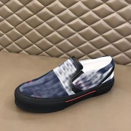 Designers Vintage Print Check Striped Sneakers Flats Shoes Low-Top Gabardine Men Lettering Plaid Canvas Shoe Eur 36-46 5498