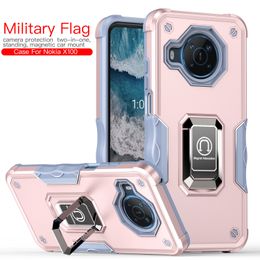 Side Slip Stripe Cases For Nokia G400 X100 Google pixel 8 8A 7A 6A 7 6 pro Armor Kickstand Phone Case Cove Shockproof Ring