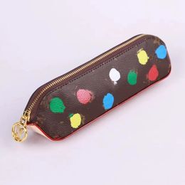 Wallets Luxury Designer Letters Unisex Coin Purses Zero Wallet Classic Brand Sunflower Graffiti Zipper Storage Wallets Clutch Bag Pen Bag Case Storage Makeup Brush