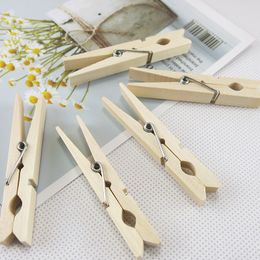 Log Color Clothes Pegs Hooks Home Wood Clip Storage Clip Clothe Folder 25/35/45mm Wooden clothing Pins Decorative Peg dh9