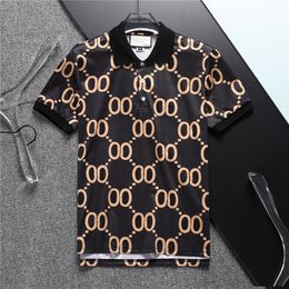 T-shirt 2023 Italy POLO T shirt fashion men polo shirts short sleeves casual cotton T-shirts high quality casualetter Down Collar Tops M-3XL