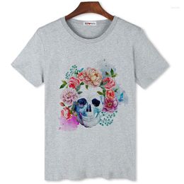 Men's T Shirts BGtomato Hand Print Skull Creative Design Artwork T-shirt For Men Good Quality Comfortable Casual Tops Streetwear