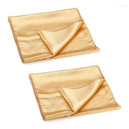 Table Cloth 2X Runner Centre In Satin Gold 30 X 275 Cm