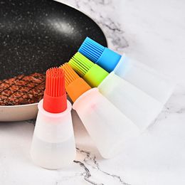 Tools & Accessories Colour Silicone Oil Bottle Brush Heat Resistant For Cooking And Barbecue Baking With Scale 1pc