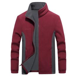 Men's Hoodies & Sweatshirts Fleece Jacket Autumn Spring Large Size Big And Tall Men Clothing Liner Cardigan Plus Coat Male M-4Xl B