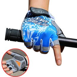 Cycling Gloves Men Women Half Finger Breathable Anti-slip Anti-sweat Sports Gym Fitness Weight Lifting GlovesCycling