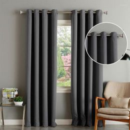 Curtain Blackout Curtains For Living Room Bedroom Solid Colour Roman Blinds Heat Insulating Kitchen Drapes Quality Home Decor