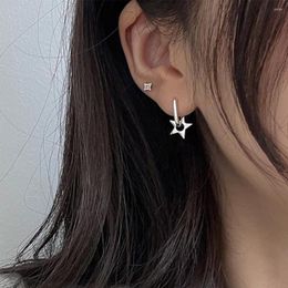 Hoop Earrings Hollow Star Ear Cuff Ring Vintage Wedding Party Fashion Jewellery Clip Fake Cartilage Earring Chinese Style