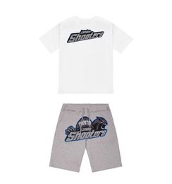 23ss Limited Edition TrapStar t Shirt Short Sleeve Shorts Shooter Suit London Street Fashion Cotton Comfort Couple Fashion classic 88ess