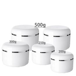 Refillable Bottles Travel Face Cream Lotion Cosmetic Container Plastic Empty Makeup Jar Pot 20/30/50/100/150/250g dh64