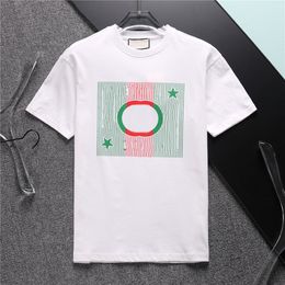 2023 Men'sT-shirt Sommer Herren Damen Kurzärmeliges Mode-T-Shirt Reine Baumwollqualitätshemden Freizeit Klassisches Muster