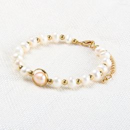 Charm Bracelets Ailatu Fashion Wedding Bracelet Natural Freshwater Pearl Jewellery For Women Party Mother Day's Anniversary Gift