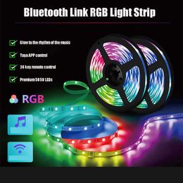 LED Strips 5/10/15/20m Led Strip Lights Rgb String 5050 Bluetooth Wifi Led Controller Lighting Usb Strips Lamp Christma Bedroom Room Decor P230315