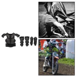 Motorcycle Armour Kids Suit Chest Back Elbow Kneepad For Skateboard