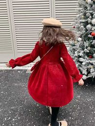 Girl's Dresses Girls' dress velvet winter new Christmas girls princess dress autumn winter children's new year dress