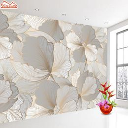 Wallpapers Custom Any Size 3d Mural Wallpaper Flower Po Wall Painting Living Room Theme El Luxury Decor Backdrop Papel De Parede