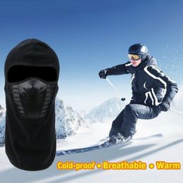 Cycling Caps & Masks Winter Motocross Face Masked Cs Warm Windproof Outdoor Bicycle Thermal Balaclava Mask