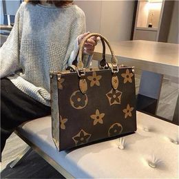 Totes 2023 High-quality trend color matching design fashion ladies handbag purse large capacity casual top lady bag