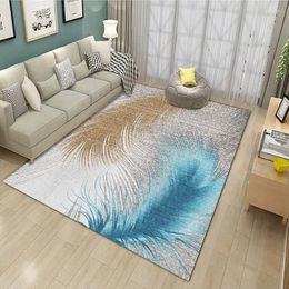 Carpets Fashion Carpet Rug For Living Room Anti-Slip Washable Printing Geometric Adult Kids Play Parlor Floor Mat Bedroom Door Alfombra