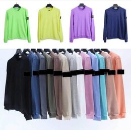 Designers Mens Stone Hoodie Candy Hoody Stones Women Casual Logo Long Sleeve Couple Loose O-neck Sweatshirt Brand Couples Pullover 17 Colors Size M-2XL