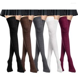 Women Socks RMSWEETYIL Thigh High Over The Knee For Long Stockings Cute Kawaii Thick Cotton Tall Tube Girl Sock