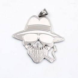 Chains Punk Skull/ Charm Juggalo Pendant For Men Boys HIp-Hop Stainless Steel ICP Necklace Ball Chain 30''