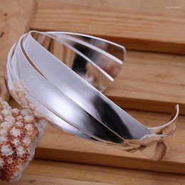 Bangle Christmas Gift Fashion Silver Colour Jewellery Retro Trend Round Women Lady Wedding Cute Bracelet